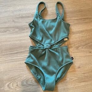 One piece cut out style swim suit